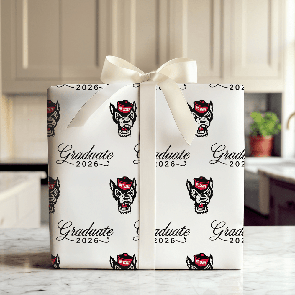NC State Graduate 2026 - Wrapping Paper - Aspen & Arlo