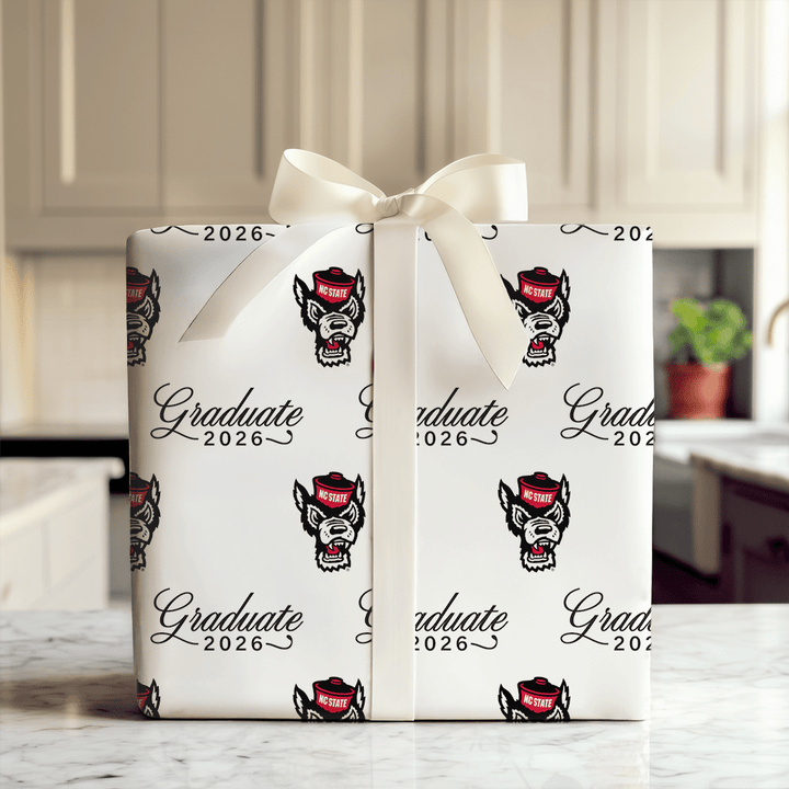 NC State Graduate 2026 - Wrapping Paper - Aspen & Arlo