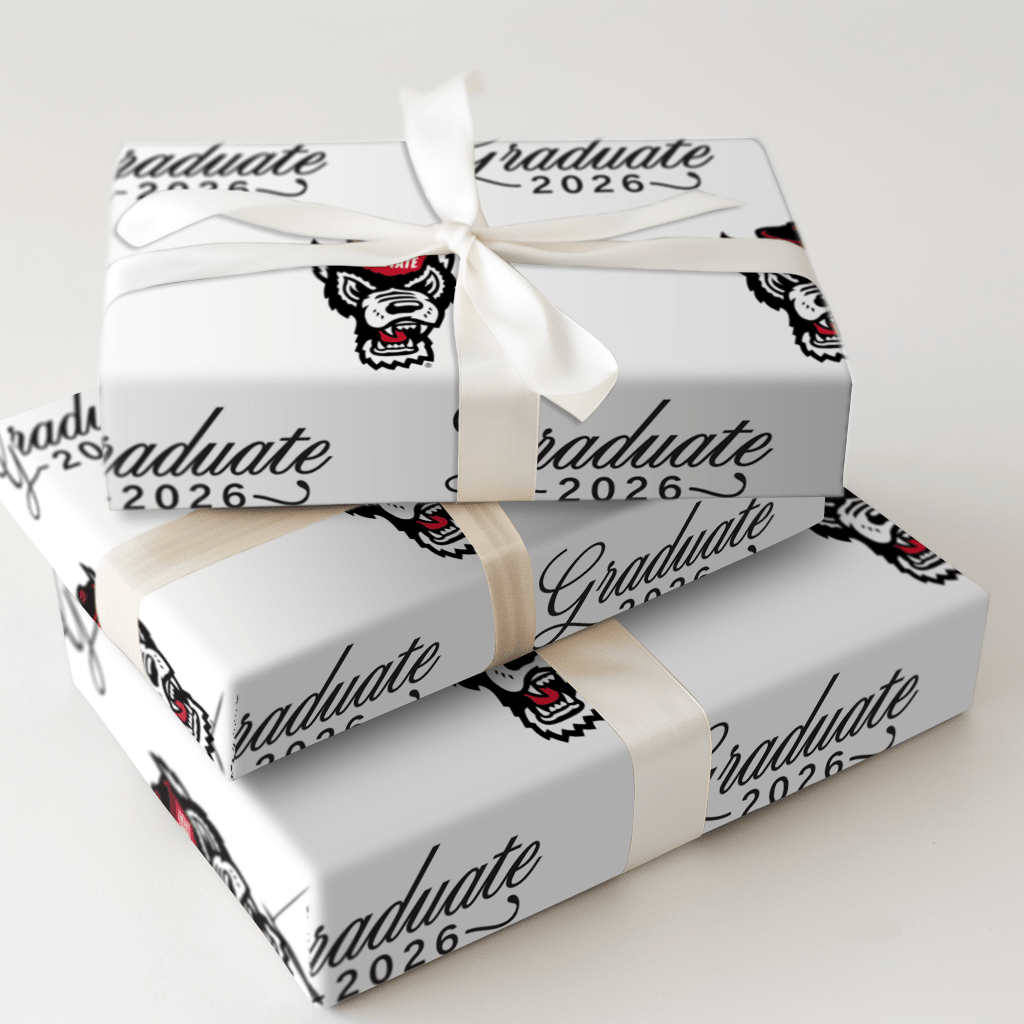 NC State Graduate 2026 - Wrapping Paper - Aspen & Arlo