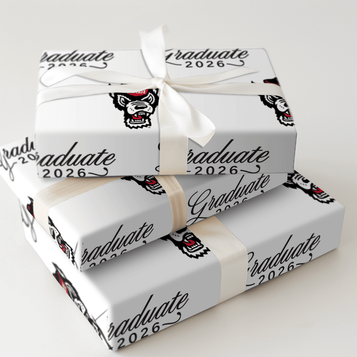 NC State Graduate 2026 - Wrapping Paper - Aspen & Arlo