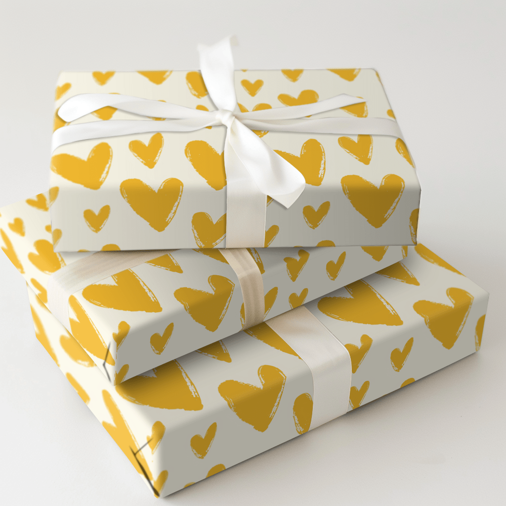 Beating Hearts - Wrapping Paper - Aspen & Arlo