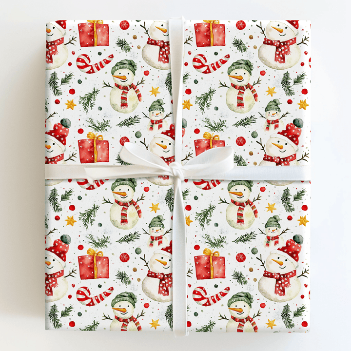 Snowman Mania - Wrapping Paper - Aspen & Arlo