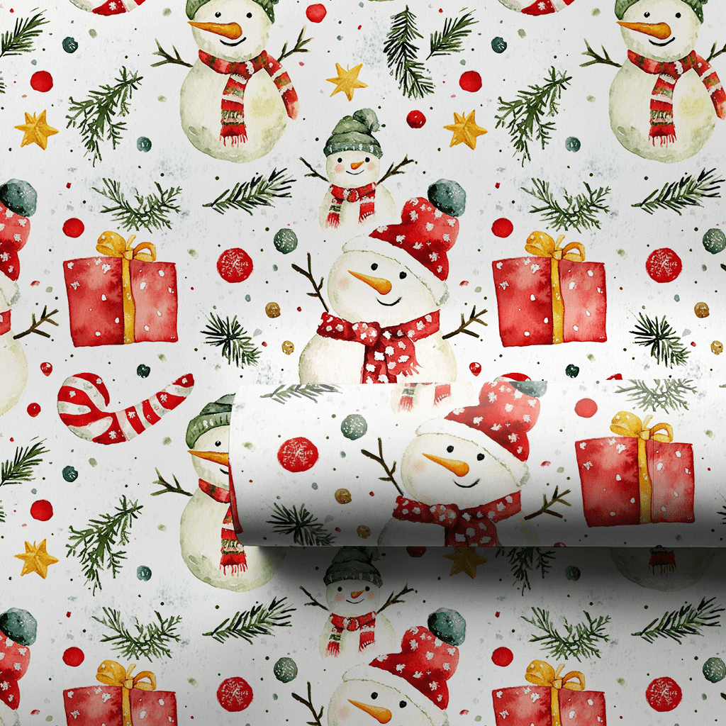 Snowman Mania - Wrapping Paper - Aspen & Arlo