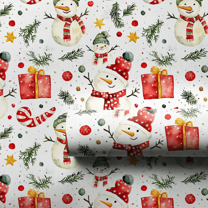 Snowman Mania - Wrapping Paper - Aspen & Arlo