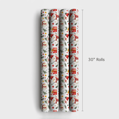 Snowman Mania - Wrapping Paper - Aspen & Arlo