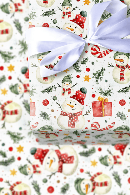 Snowman Mania - Wrapping Paper - Aspen & Arlo