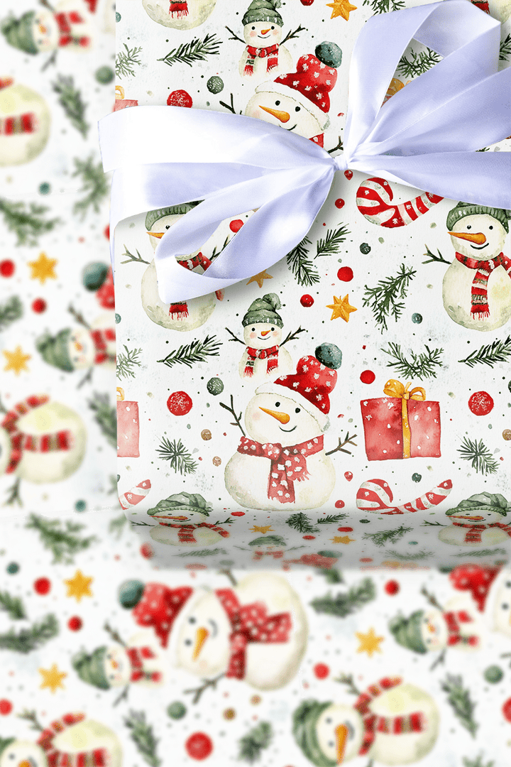 Snowman Mania - Wrapping Paper - Aspen & Arlo