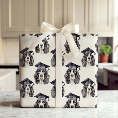 Springer Spaniel Graduate - Wrapping Paper - Aspen & Arlo