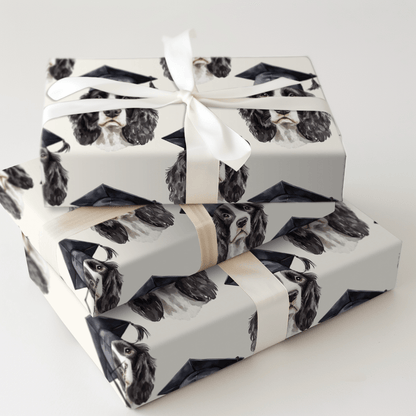 Springer Spaniel Graduate - Wrapping Paper - Aspen & Arlo