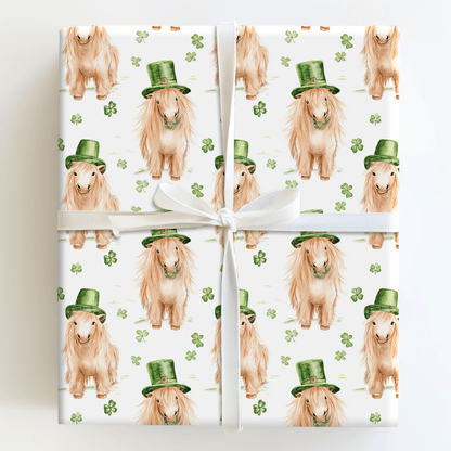 Leprechaun Shetland Pony - Wrapping Paper - Aspen & Arlo