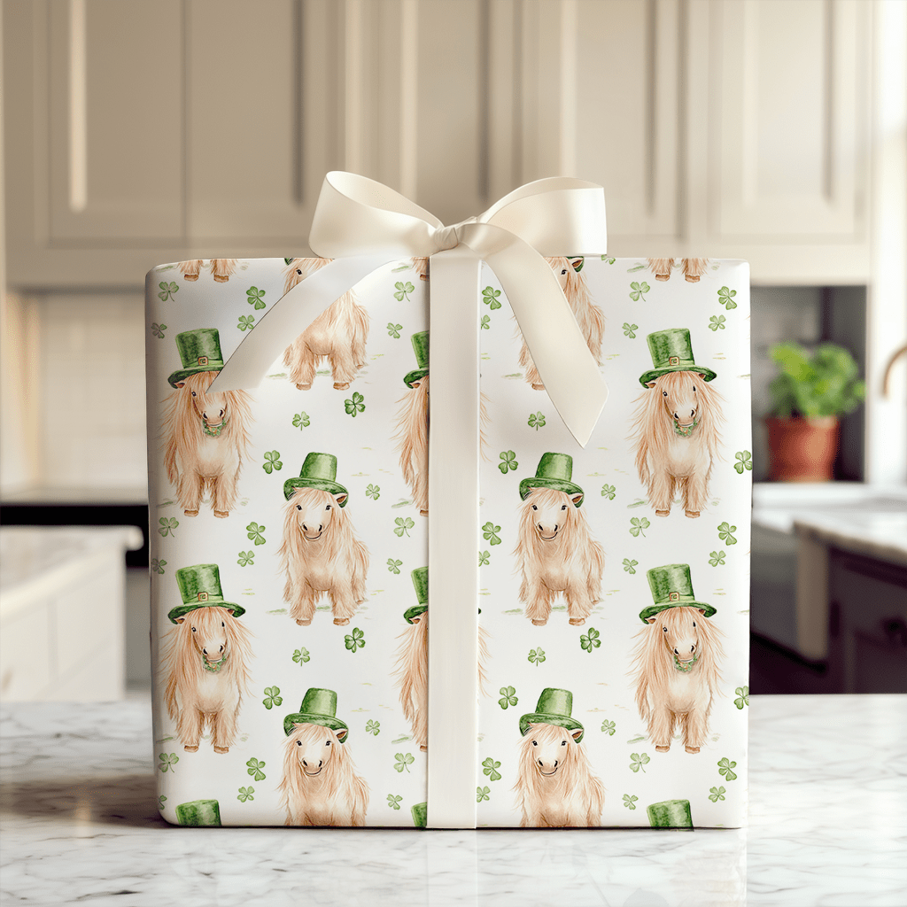 Leprechaun Shetland Pony - Wrapping Paper - Aspen & Arlo