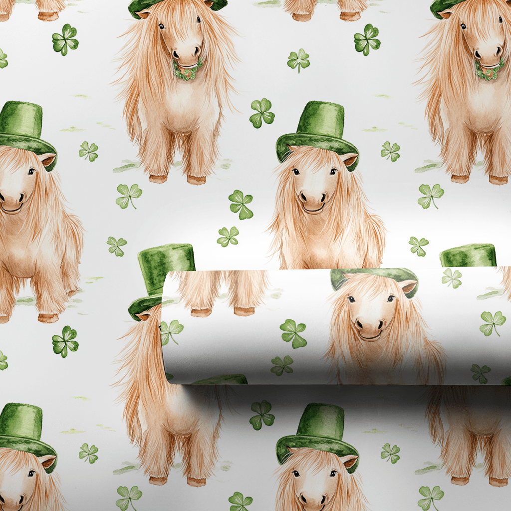 Leprechaun Shetland Pony - Wrapping Paper - Aspen & Arlo