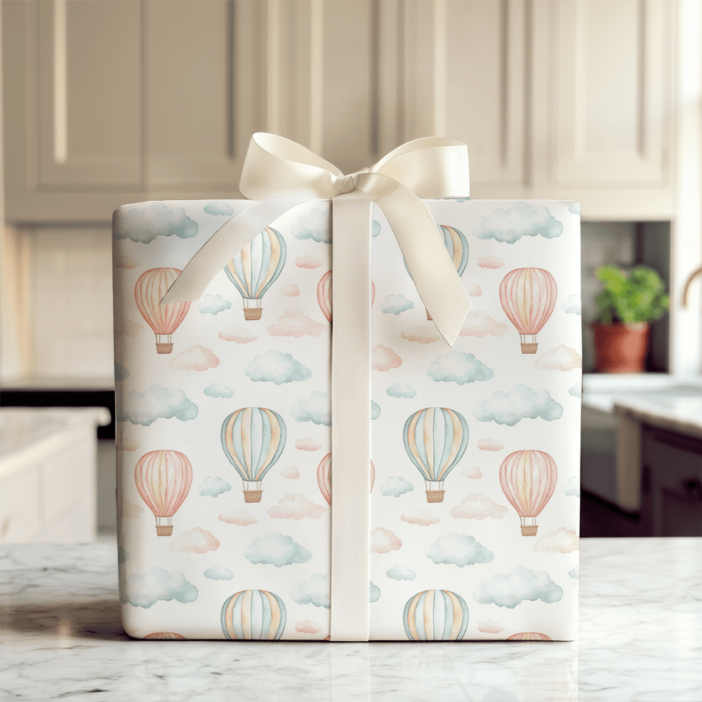 Soaring in Soft Shades - Wrapping Paper - Aspen & Arlo