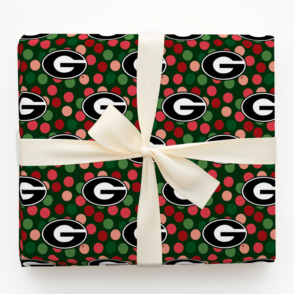 Georgia Winter Dots - Wrapping Paper - Aspen & Arlo