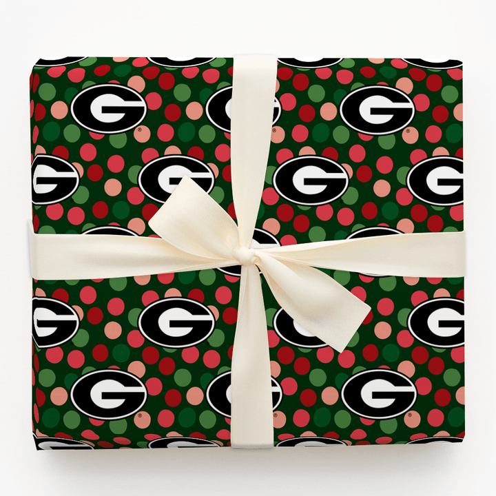 Georgia Winter Dots - Wrapping Paper - Aspen & Arlo