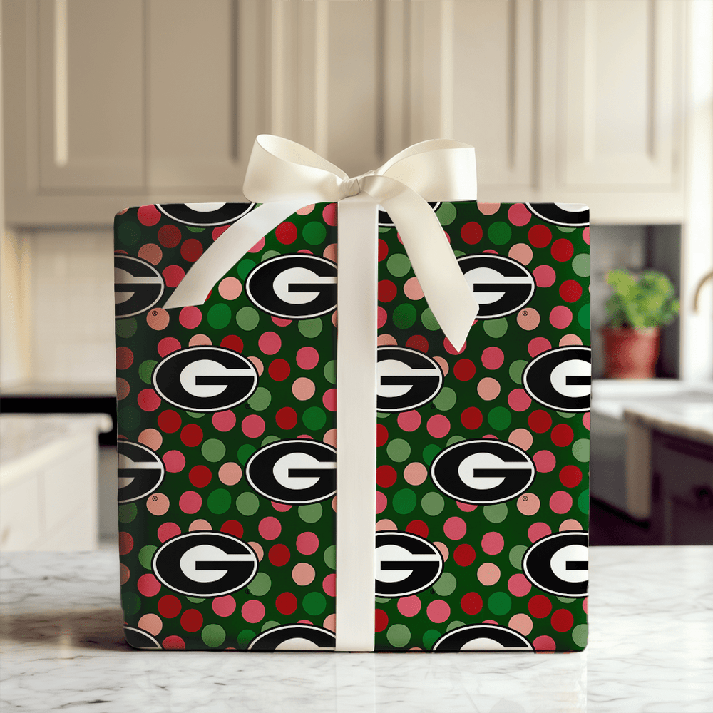Georgia Winter Dots - Wrapping Paper - Aspen & Arlo