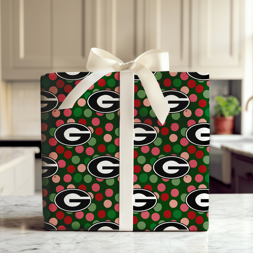 Georgia Winter Dots - Wrapping Paper - Aspen & Arlo
