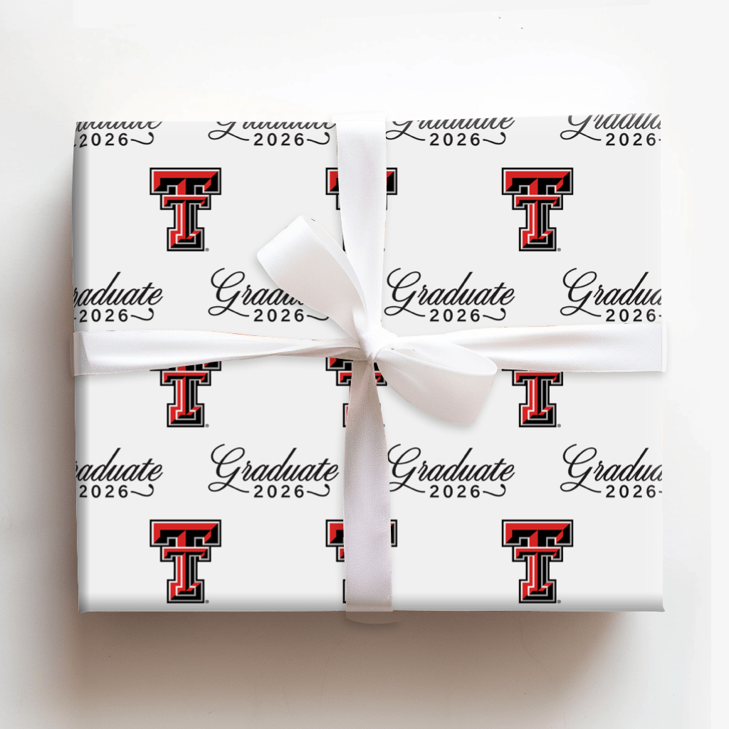 Texas Tech Graduate 2026 - Wrapping Paper - Aspen & Arlo