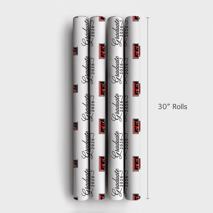 Texas Tech Graduate 2026 - Wrapping Paper - Aspen & Arlo