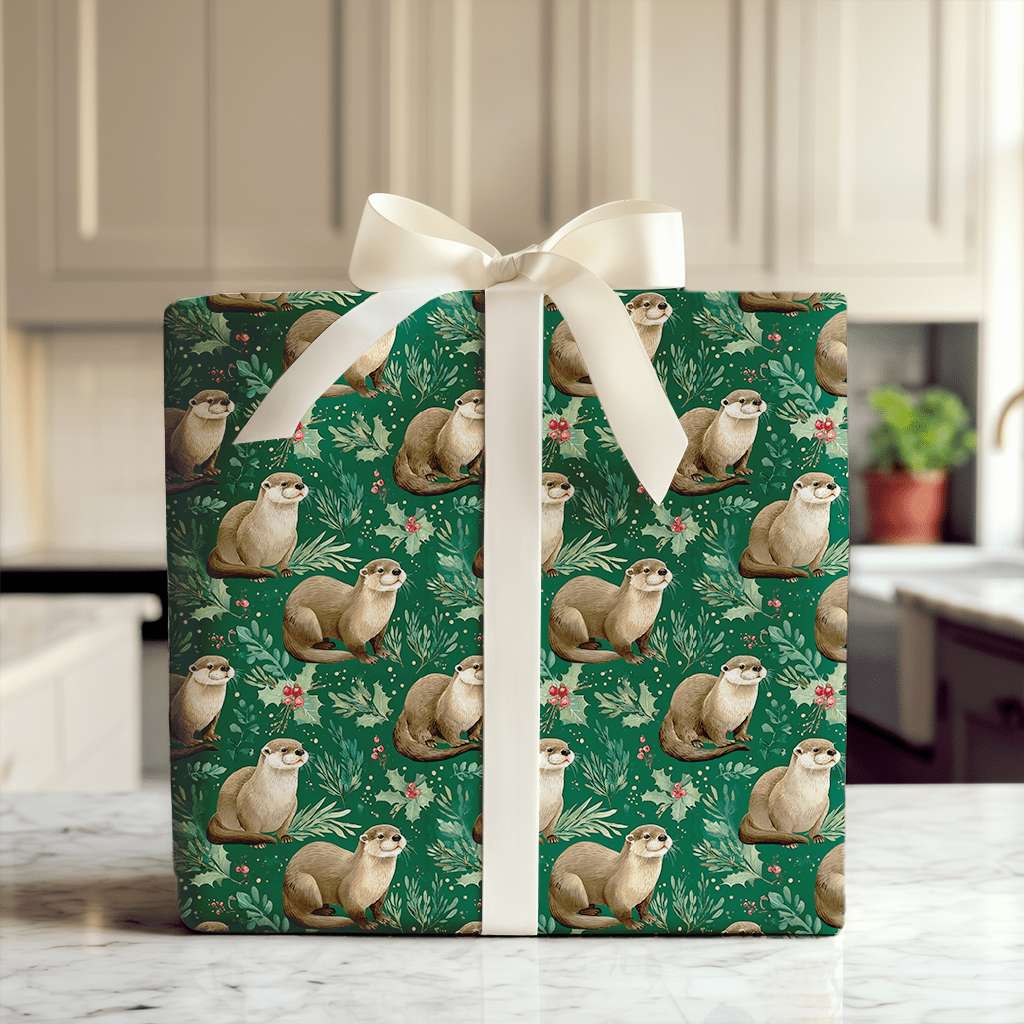 Holly Otter - Wrapping Paper - Aspen & Arlo