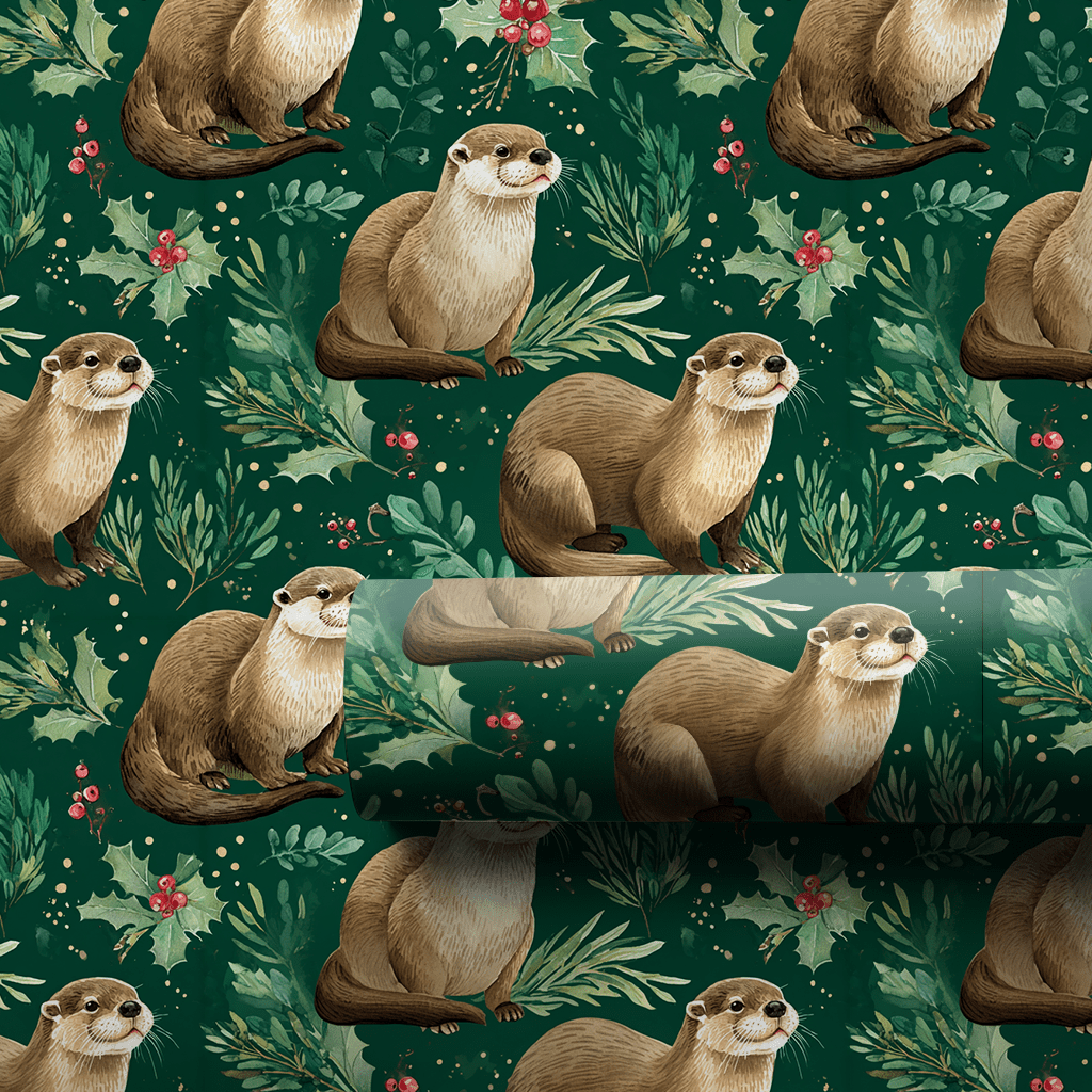 Holly Otter - Wrapping Paper - Aspen & Arlo