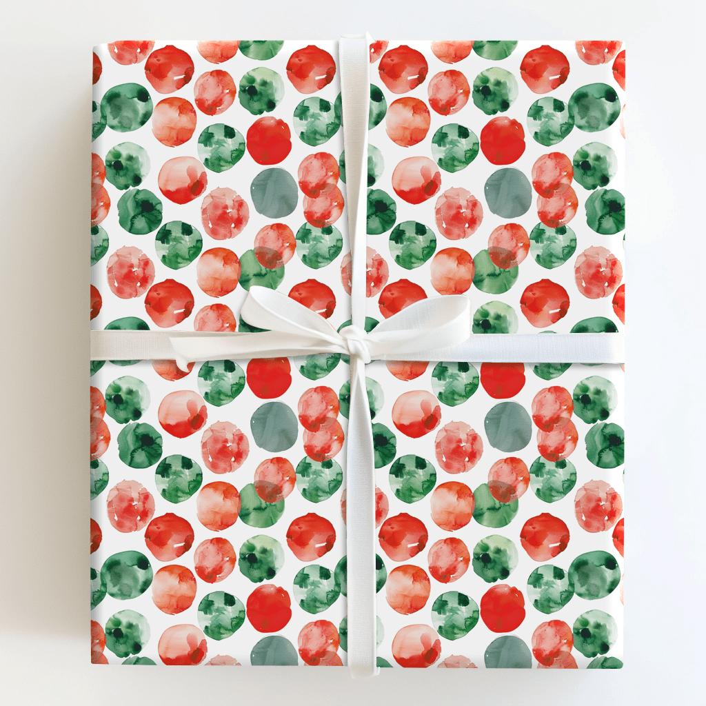 Peppermint Polka - Wrapping Paper - Aspen & Arlo