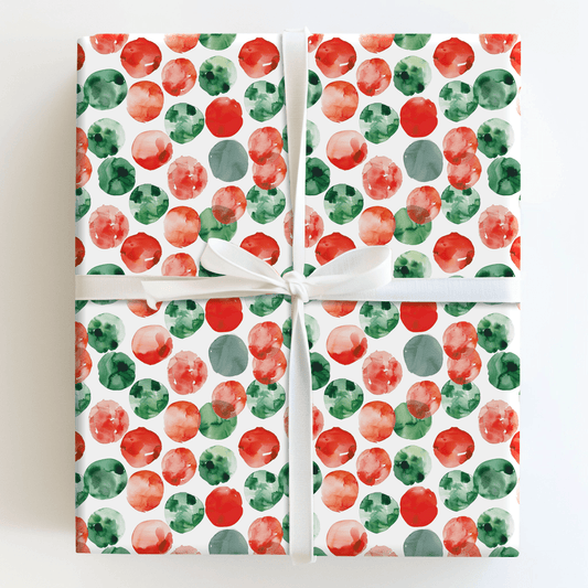 Peppermint Polka - Wrapping Paper - Aspen & Arlo