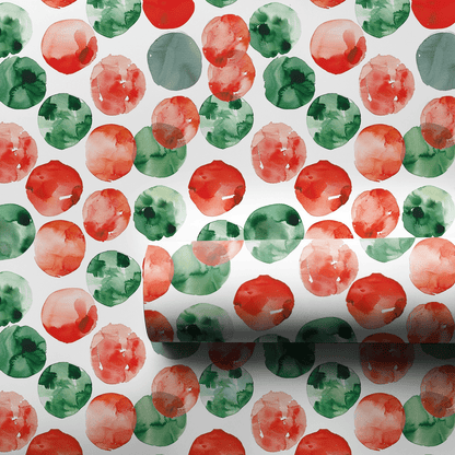 Peppermint Polka - Wrapping Paper - Aspen & Arlo