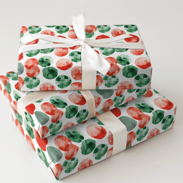 Peppermint Polka - Wrapping Paper - Aspen & Arlo