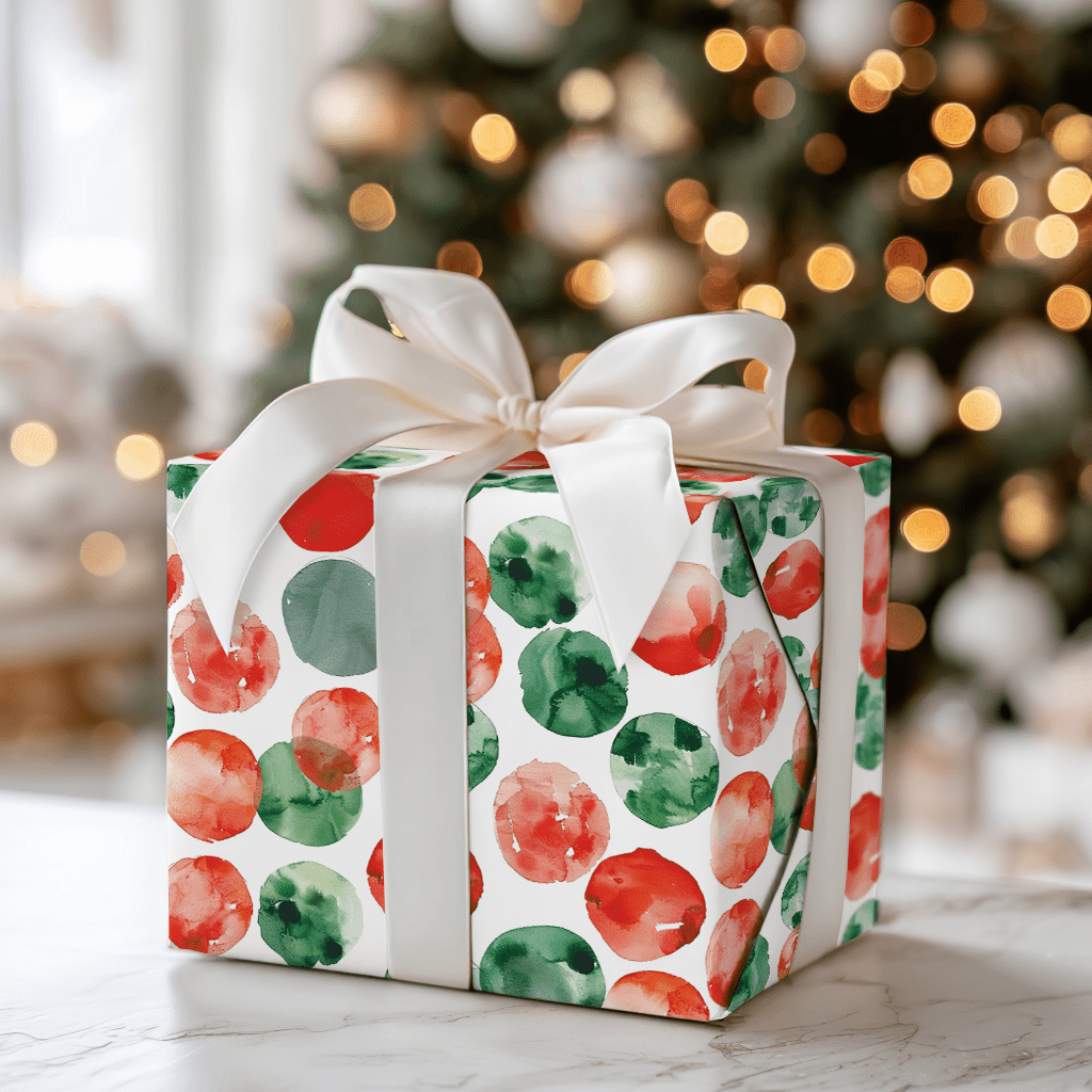 Peppermint Polka - Wrapping Paper - Aspen & Arlo