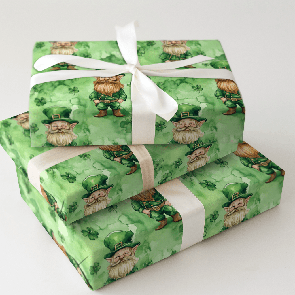 Leprechaun Prize - Wrapping Paper - Aspen & Arlo