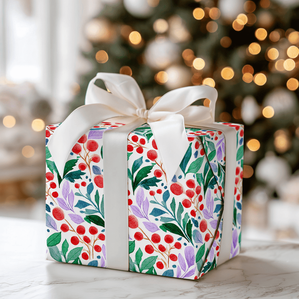 Hint of Purple - Wrapping Paper - Aspen & Arlo