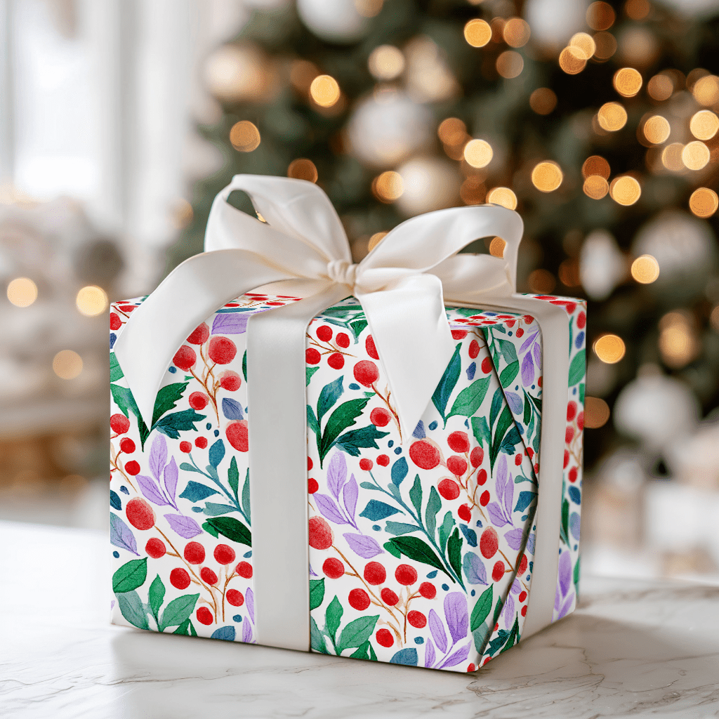 Hint of Purple - Wrapping Paper - Aspen & Arlo