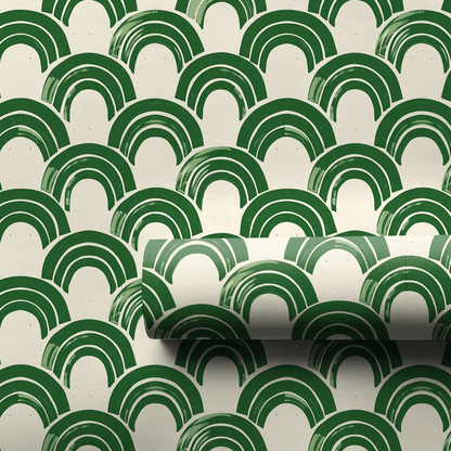 Green Dreams - Wrapping Paper - Aspen & Arlo