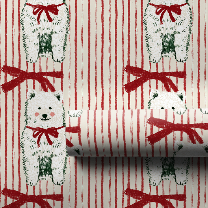 Striped And Samoyed
