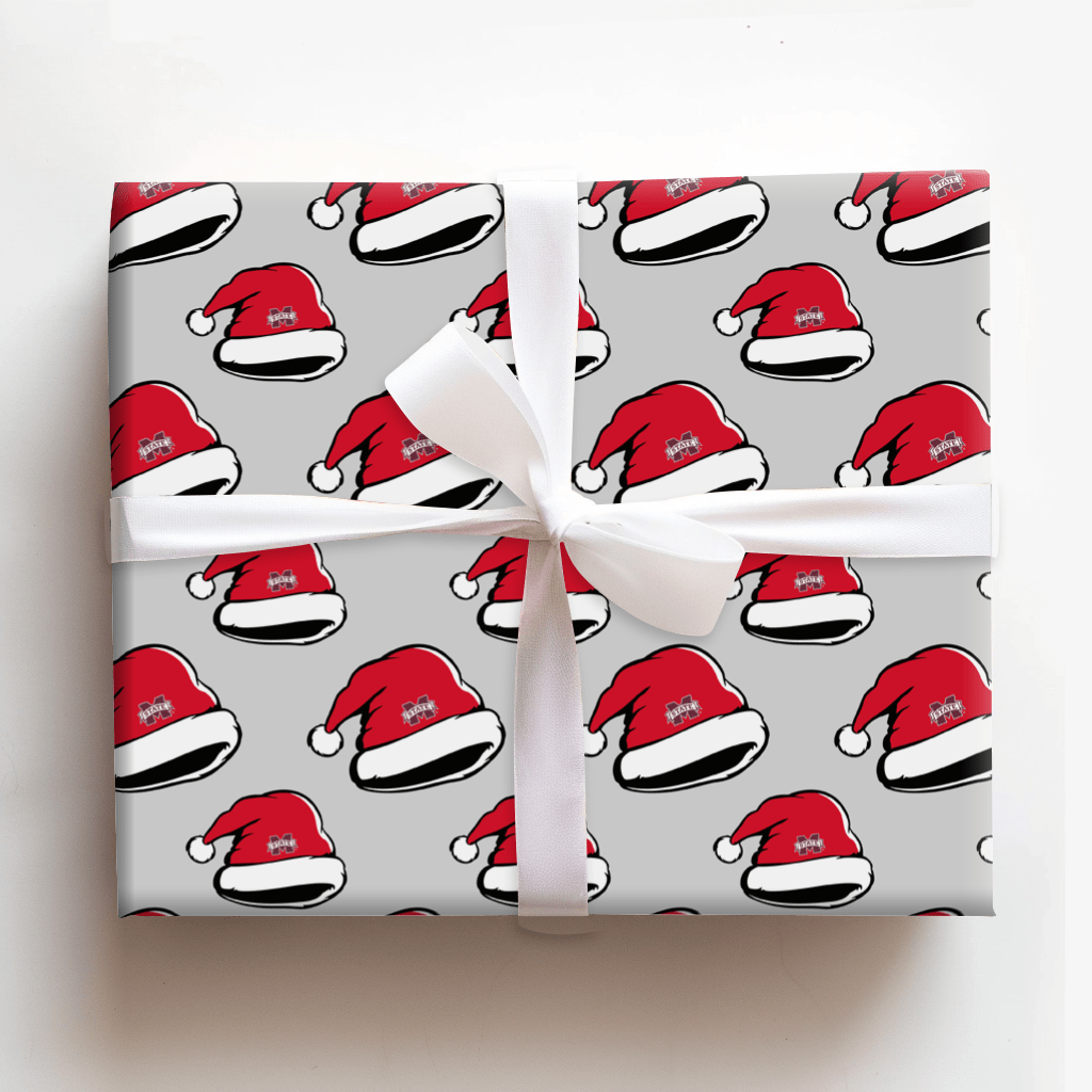 Maroon Merry - Wrapping Paper - Aspen & Arlo