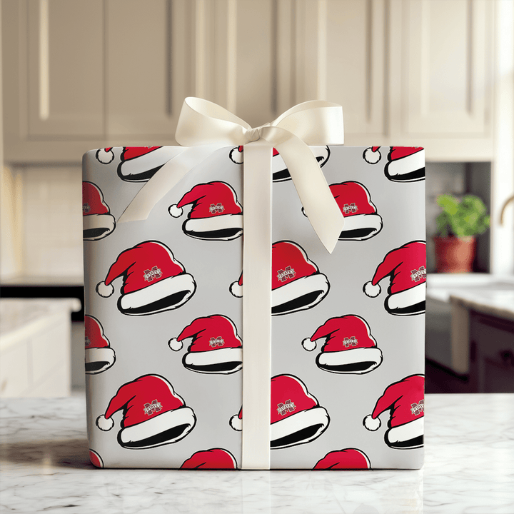 Maroon Merry - Wrapping Paper - Aspen & Arlo