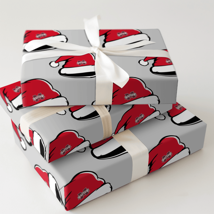 Maroon Merry - Wrapping Paper - Aspen & Arlo