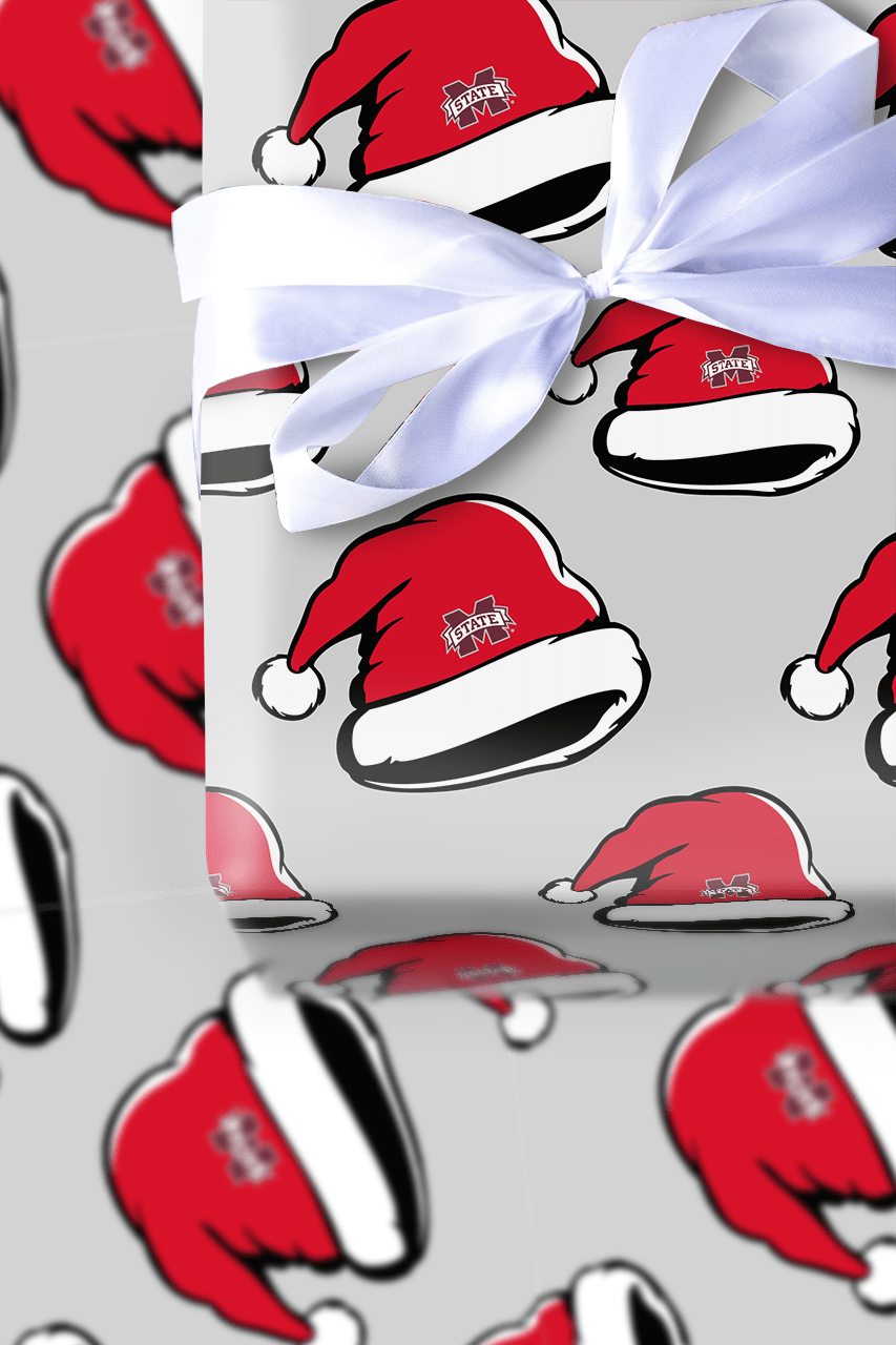 Maroon Merry - Wrapping Paper - Aspen & Arlo