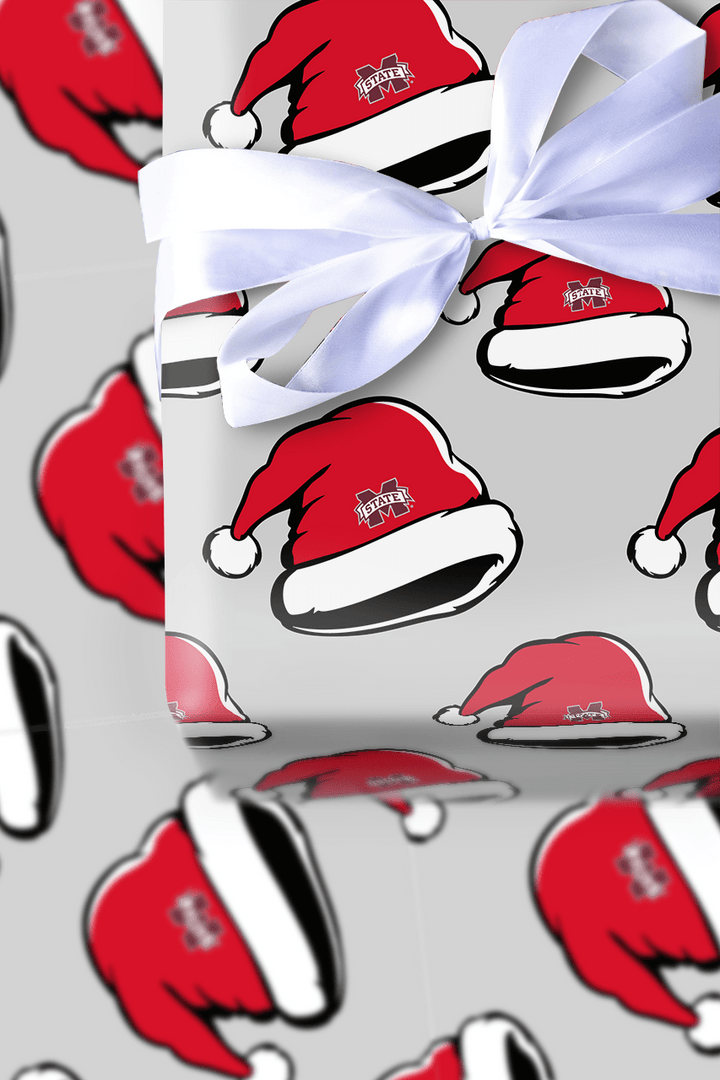 Maroon Merry - Wrapping Paper - Aspen & Arlo