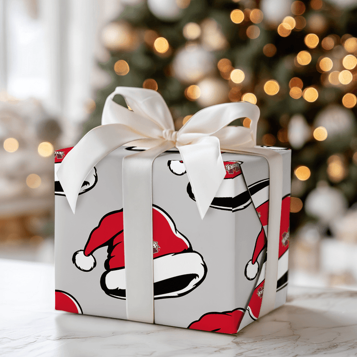 Maroon Merry - Wrapping Paper - Aspen & Arlo