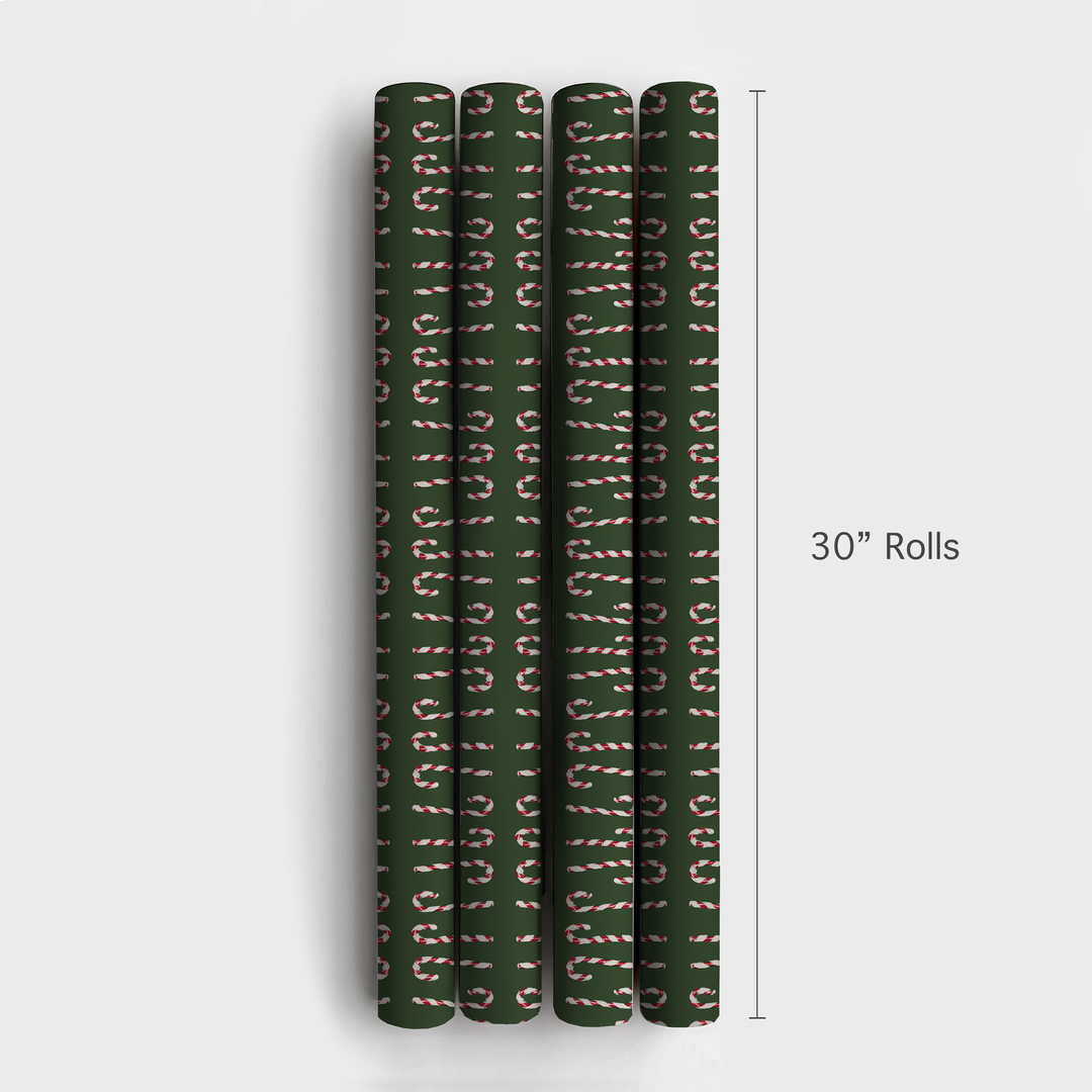 Vintage Green Candycane