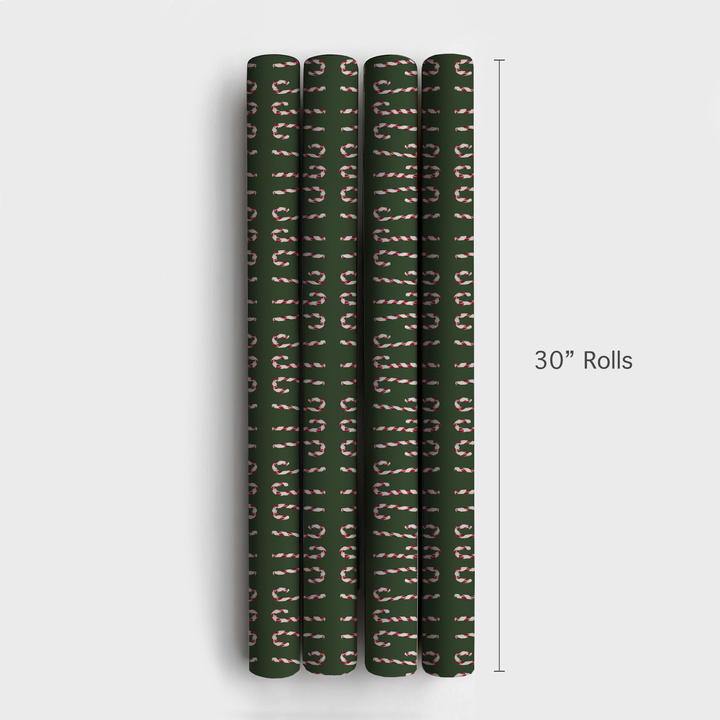 Vintage Green Candycane