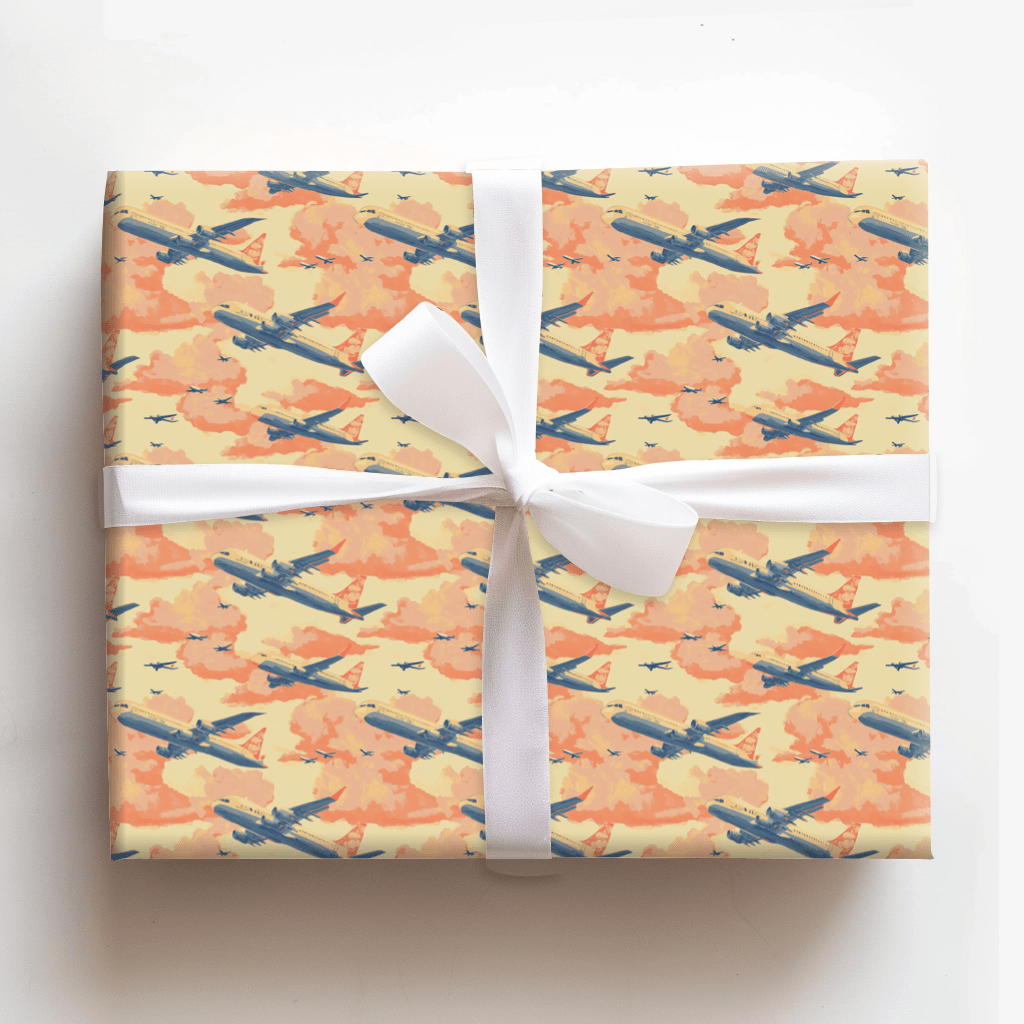Fly Me to the Clouds - Wrapping Paper - Aspen & Arlo
