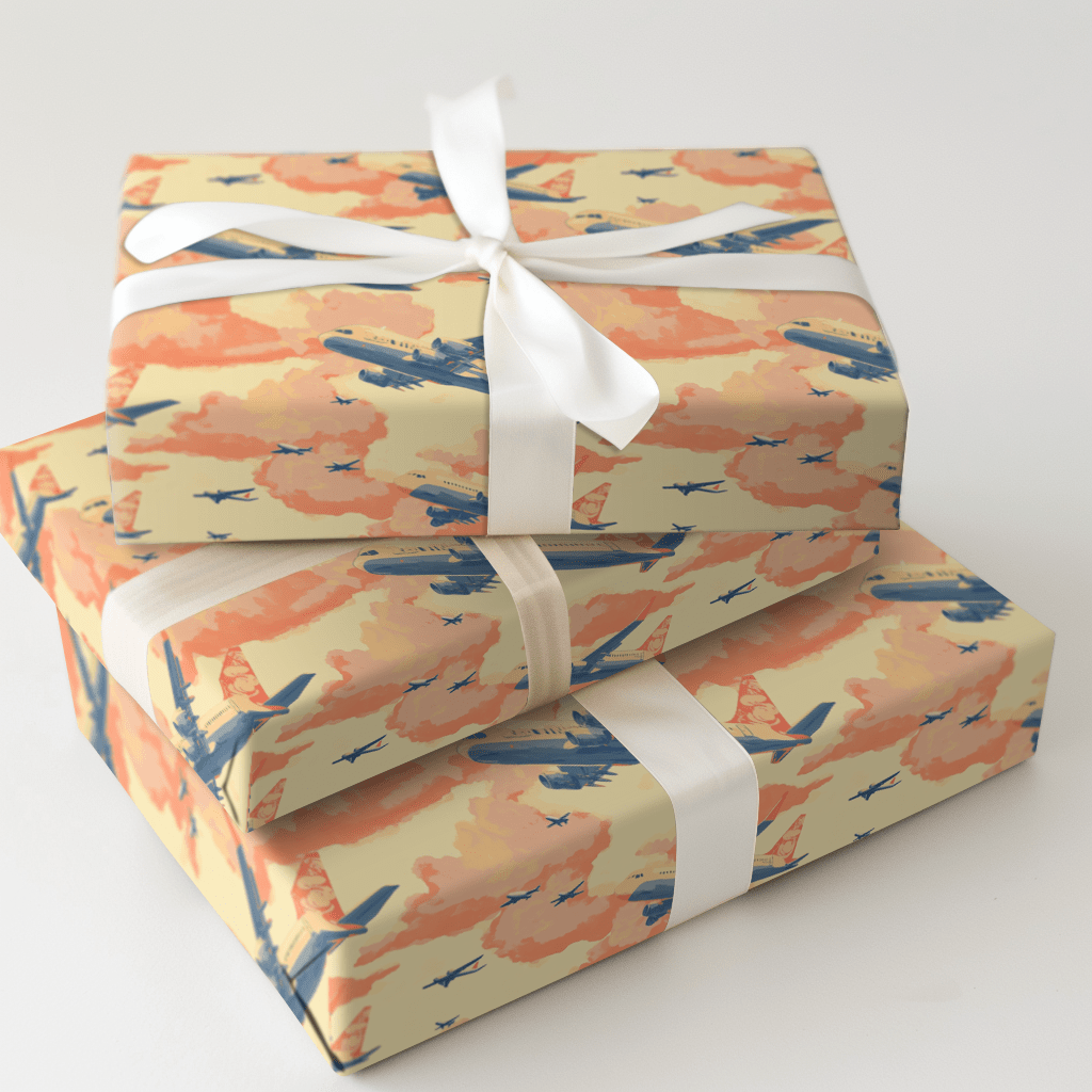 Fly Me to the Clouds - Wrapping Paper - Aspen & Arlo