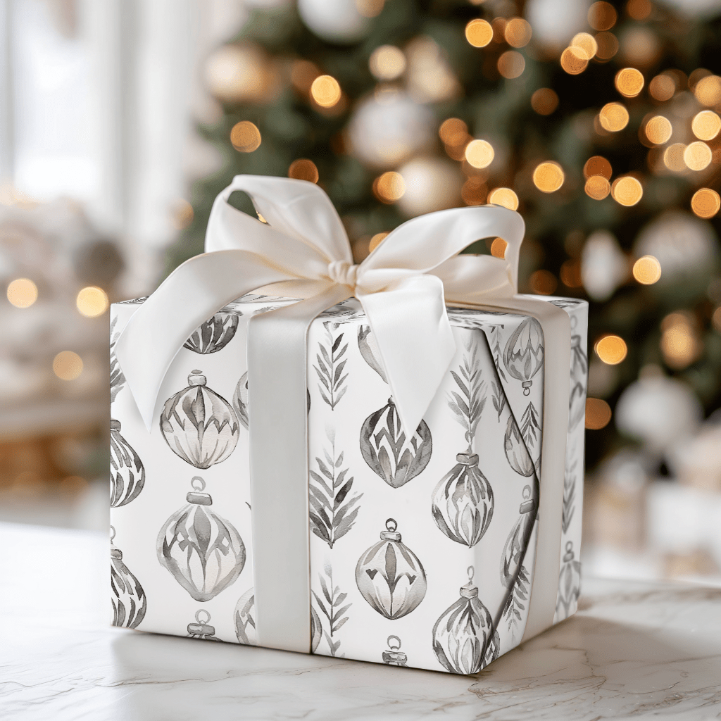 Dazzling Silver - Wrapping Paper - Aspen & Arlo