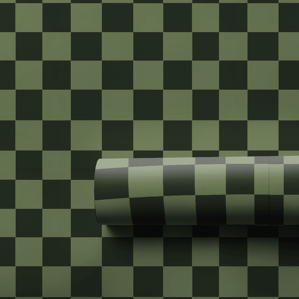 Moss Check - Wrapping Paper - Aspen & Arlo