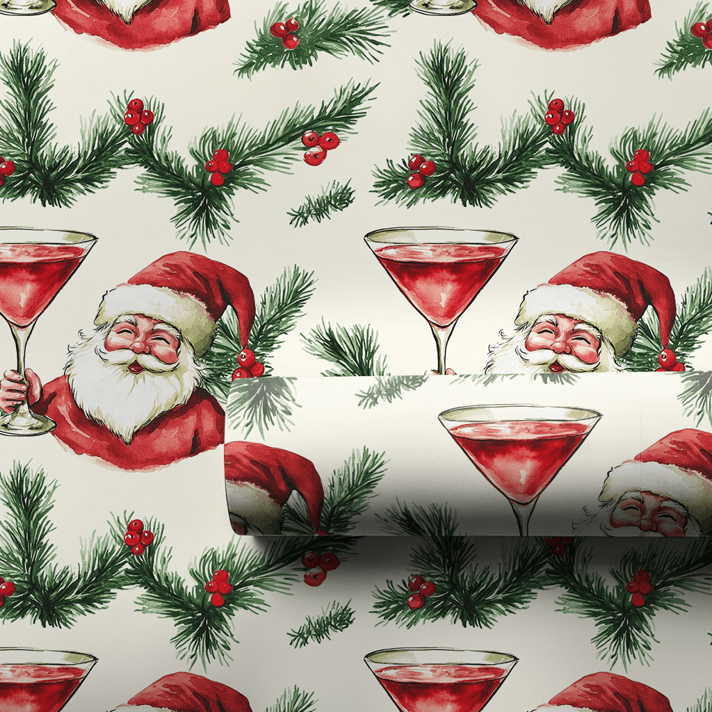 Dirty Santa - Wrapping Paper - Aspen & Arlo