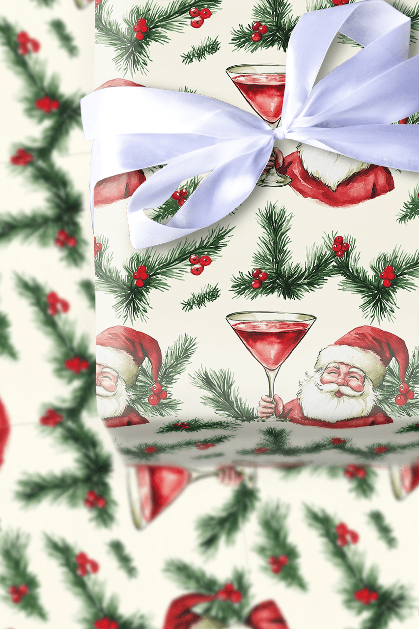 Dirty Santa - Wrapping Paper - Aspen & Arlo