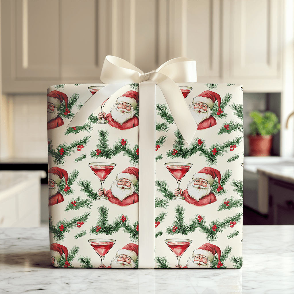 Dirty Santa - Wrapping Paper - Aspen & Arlo